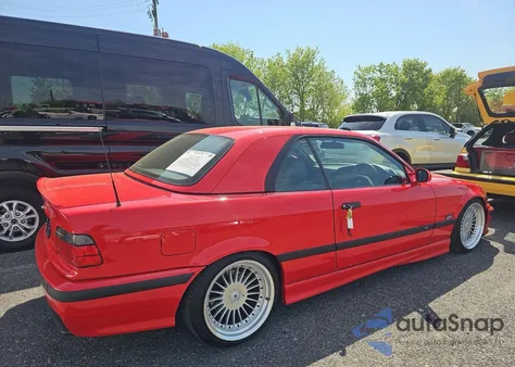 1996 BMW M3 from USA, damaged, VIN WBABK72010ET51203